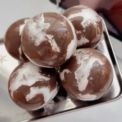 Crispy Milk Chocolate Stress Ball Zip-tie Fidget Toy