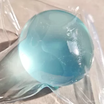 Green /Purple /Blue /Pink Soft Coconut Oil Malleable Handmade Stress Ball