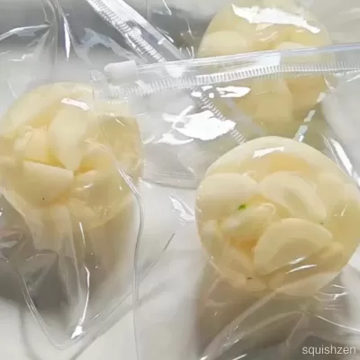 Jelly-like Texture Garlic Stress Ball Fidget Toy 🧄