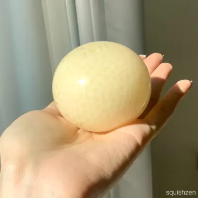 Soft Glutinous White Rice Porridge Stress Ball Toy