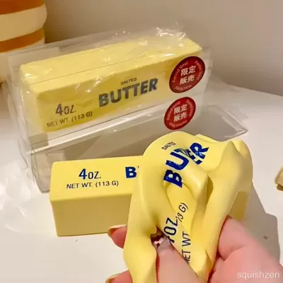 Super Soft Salted Butter Stick Slow-rising Squishy Toy 🧈