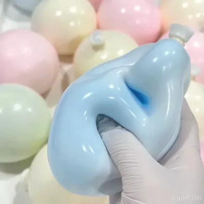 Pure Soft Butter White Skin Stress-relieving Ball Fidget Toy