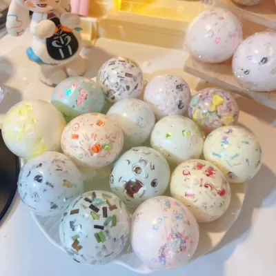 Cute Mini Random Selection of Multiple Styles Stress Ball Fidget Toy (4cm)