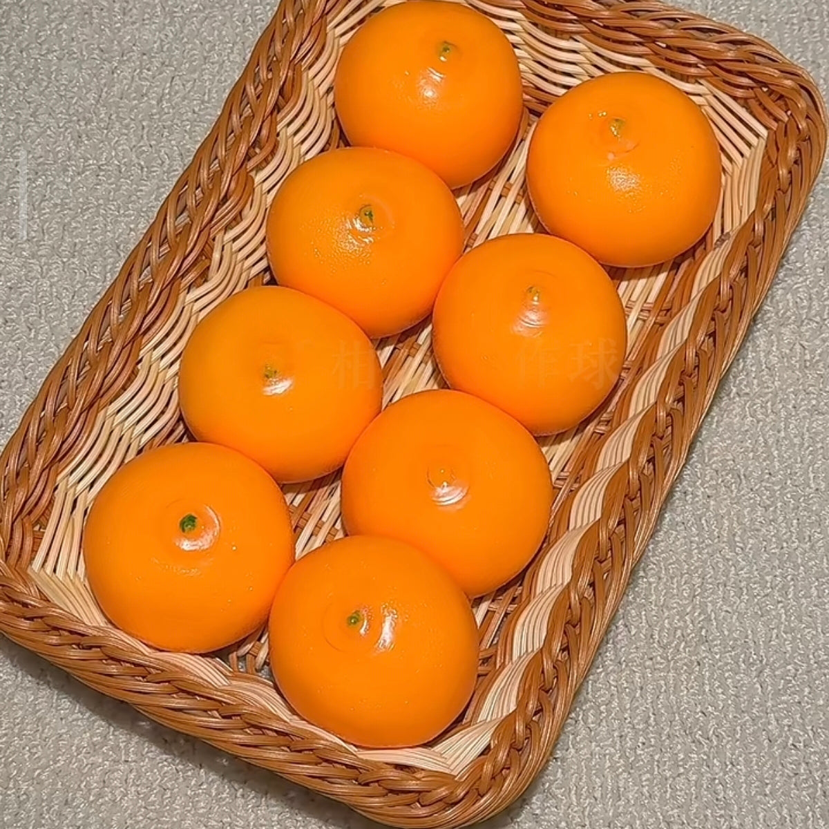 Crunchy Orange Building Blocks Stress Ball Fidget Toy - Charming Cheese