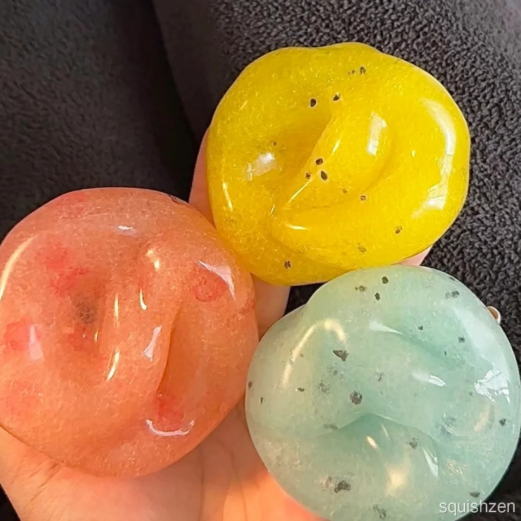 Peach & Sea Salt Thin-skin Vaseline Ice Slush Stress Ball Toy