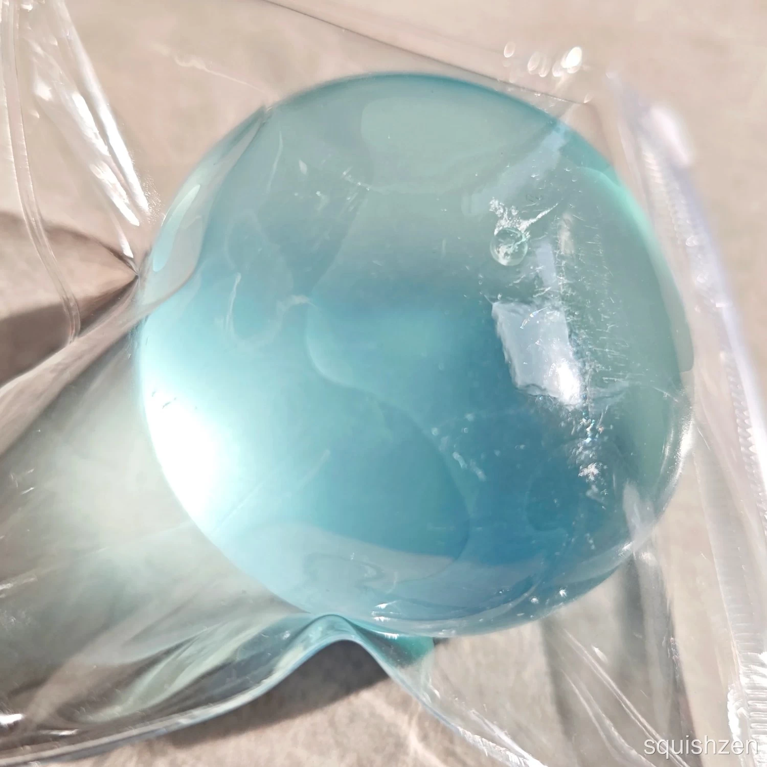 Green /Purple /Blue /Pink Soft Coconut Oil Malleable Handmade Stress Ball