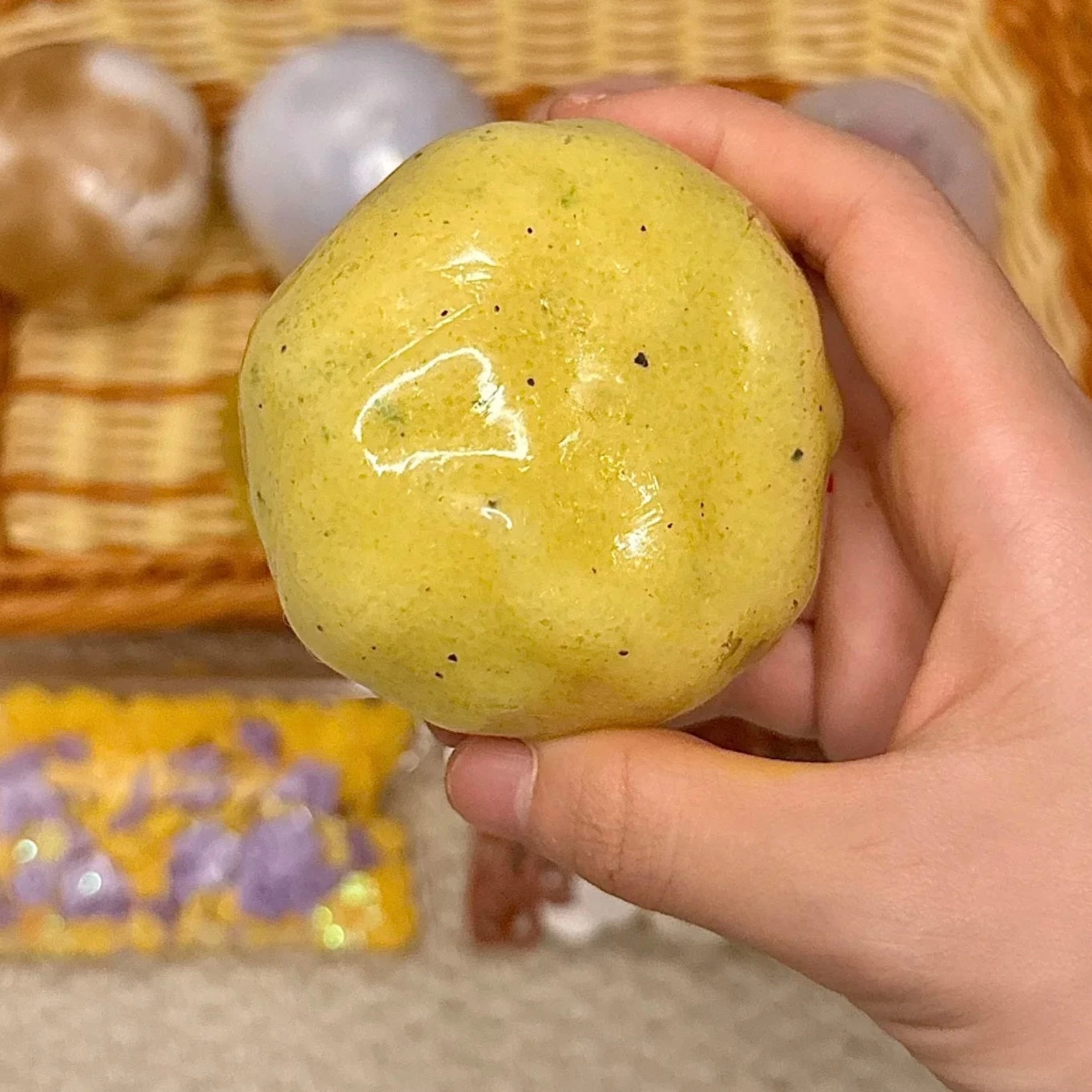 Black Pepper Slush Mashed Potato Ultra-thin Skin Stress Ball Toy - Charming Cheese