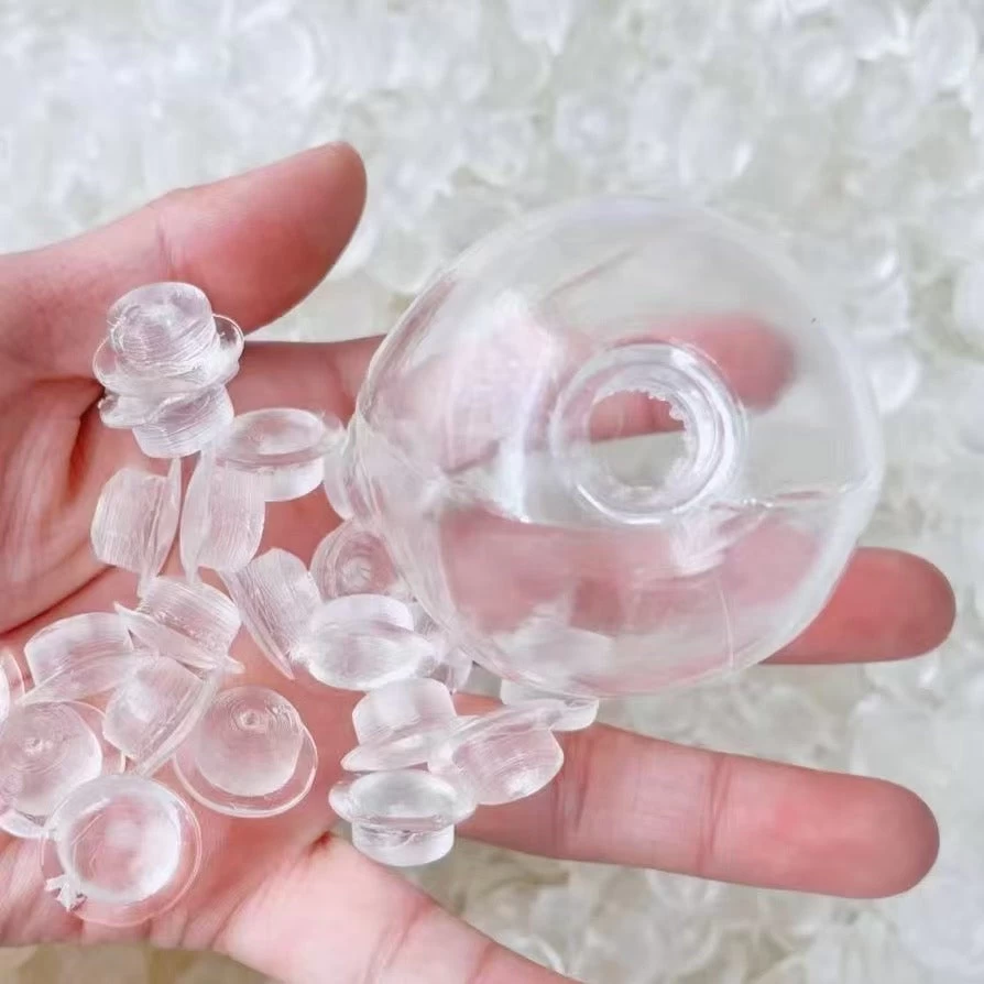 Clear Stress Ball Skin Pack of 10 with Stopper (6cm) - Charming Cheese