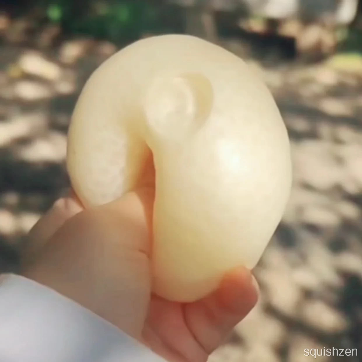 Soft Glutinous White Rice Porridge Stress Ball Toy