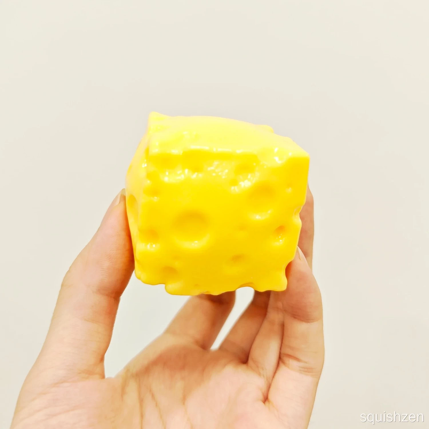 Crunchy Small Cheese Cube Building Blocks Filling Stress Ball Fidget Toy