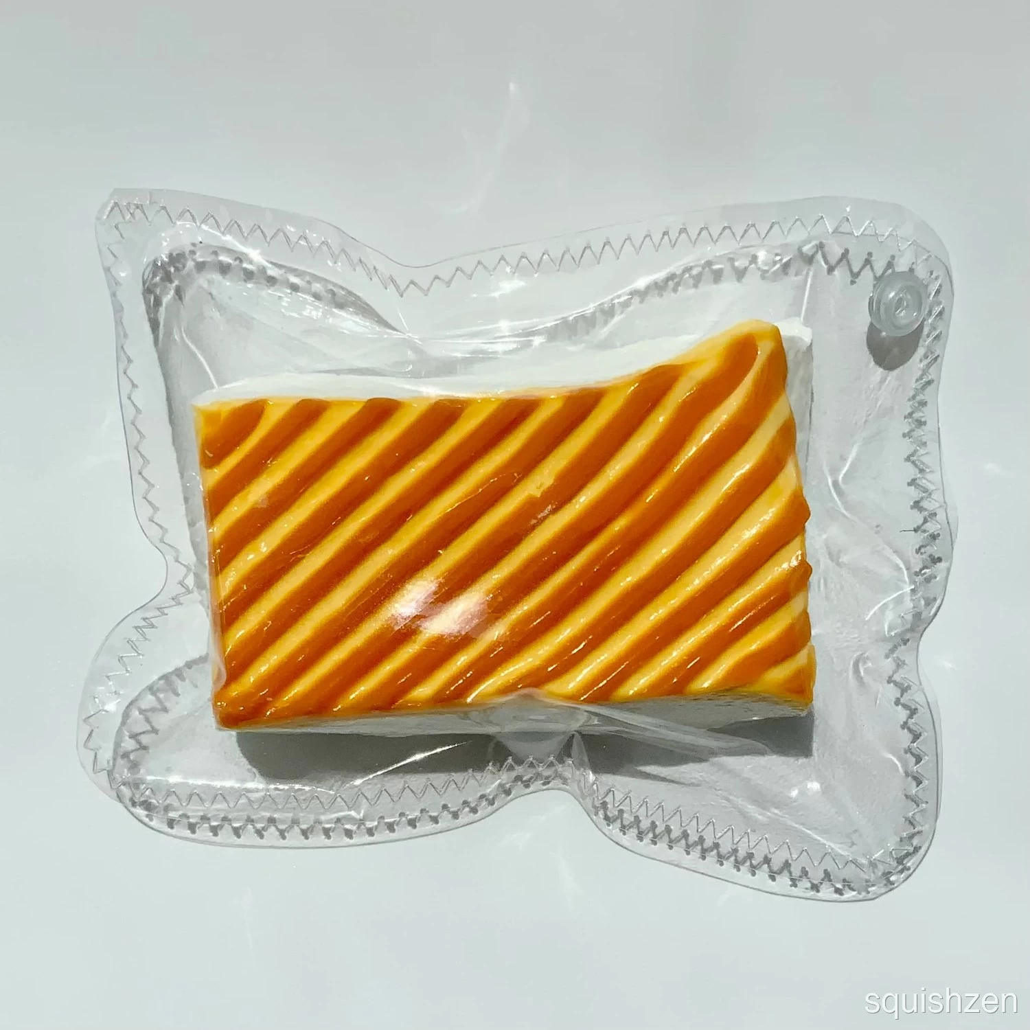 Water-like Texture Bursting Castella Cake Taba Squishy Toy