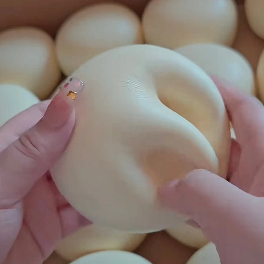 Dry Cheese Bun Slow Rising Squishy Toy - Charming Cheese