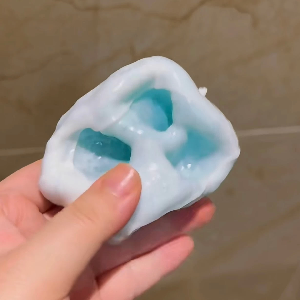 Crab Roe Pearl Tofu Stress-relieving Ball Fidget Toy - Charming Cheese