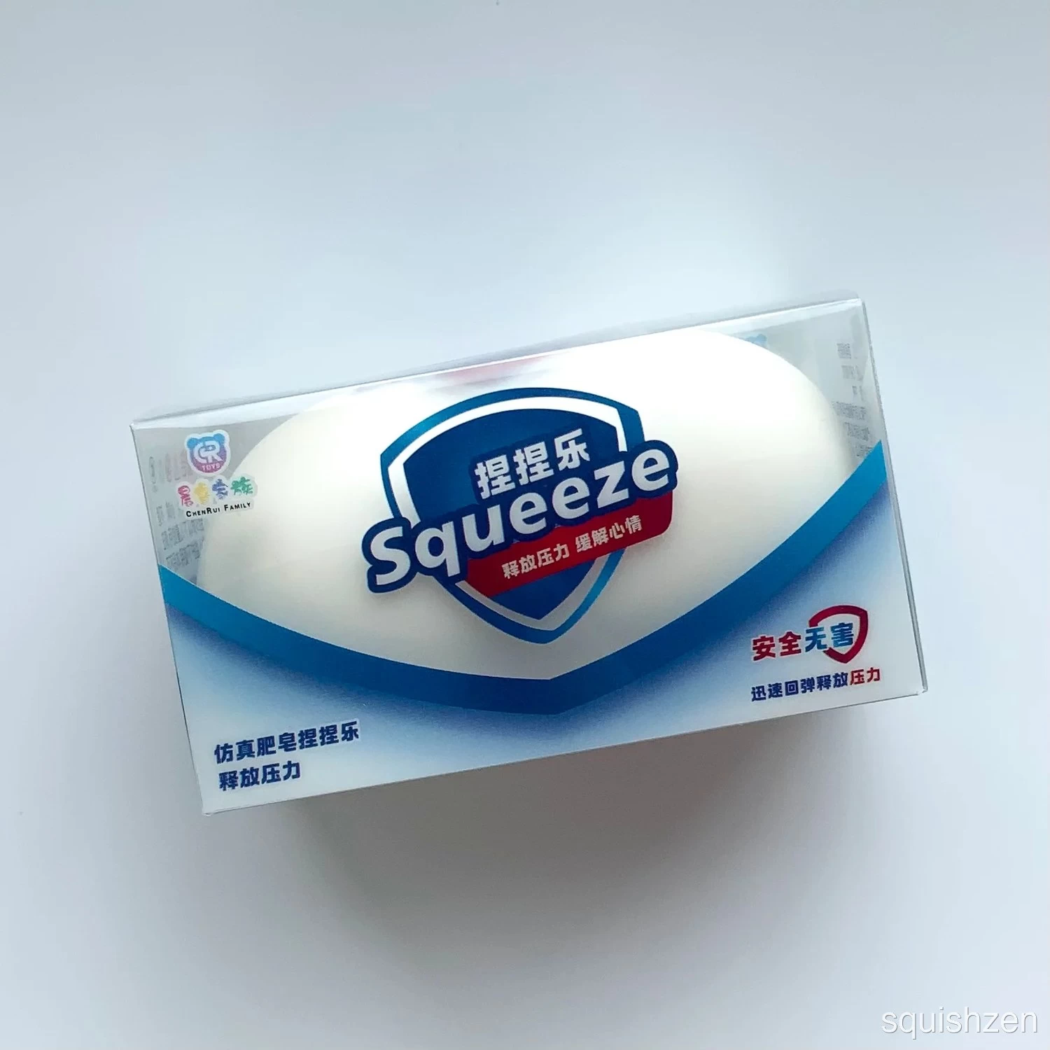 Soft Crispy White Soap Stress Ball Fidget Toy