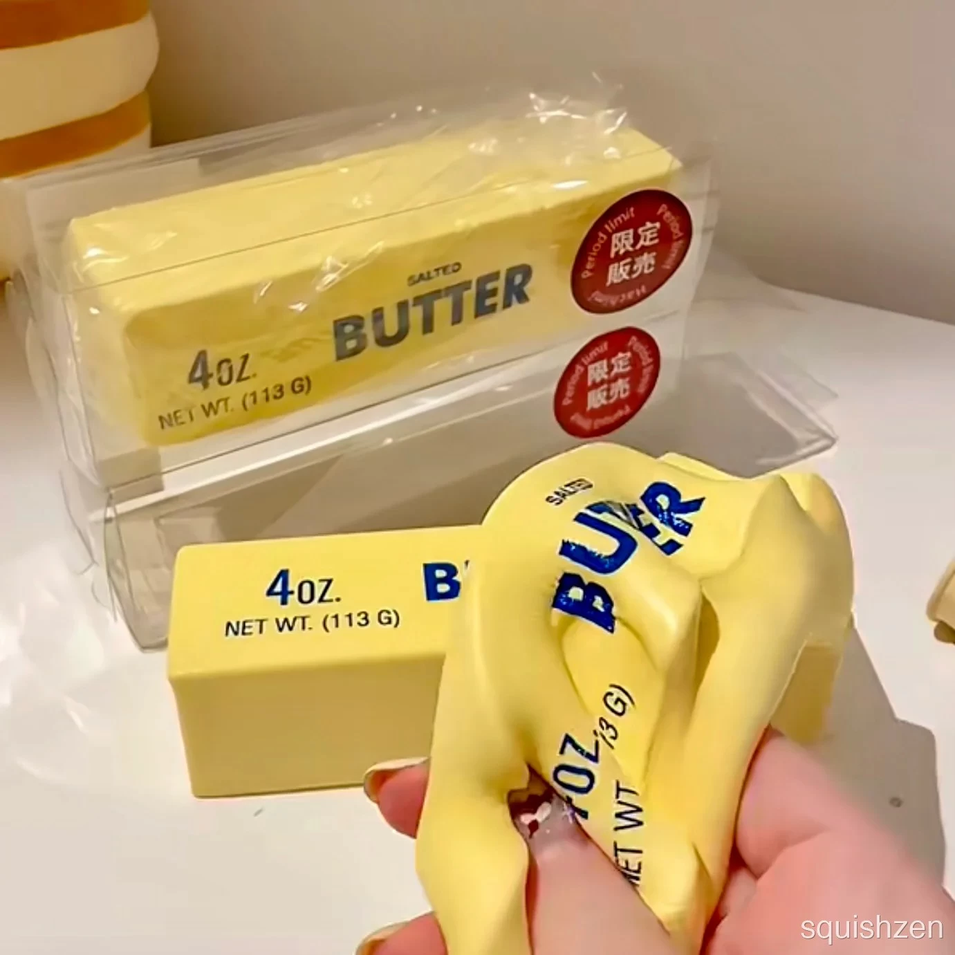Super Soft Salted Butter Stick Slow-rising Squishy Toy 🧈