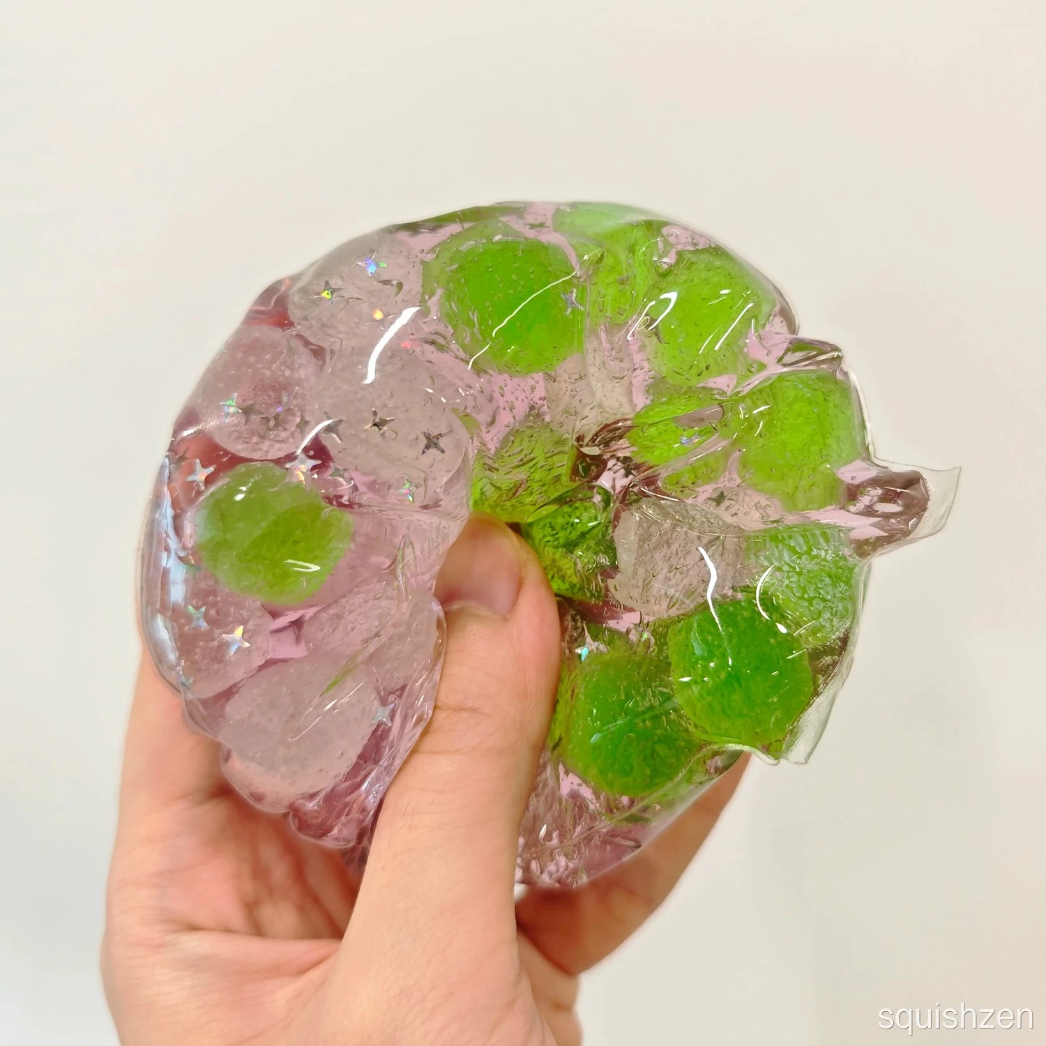 Juicy Grape Sugar Ball Handmade Squeeze Pouch
