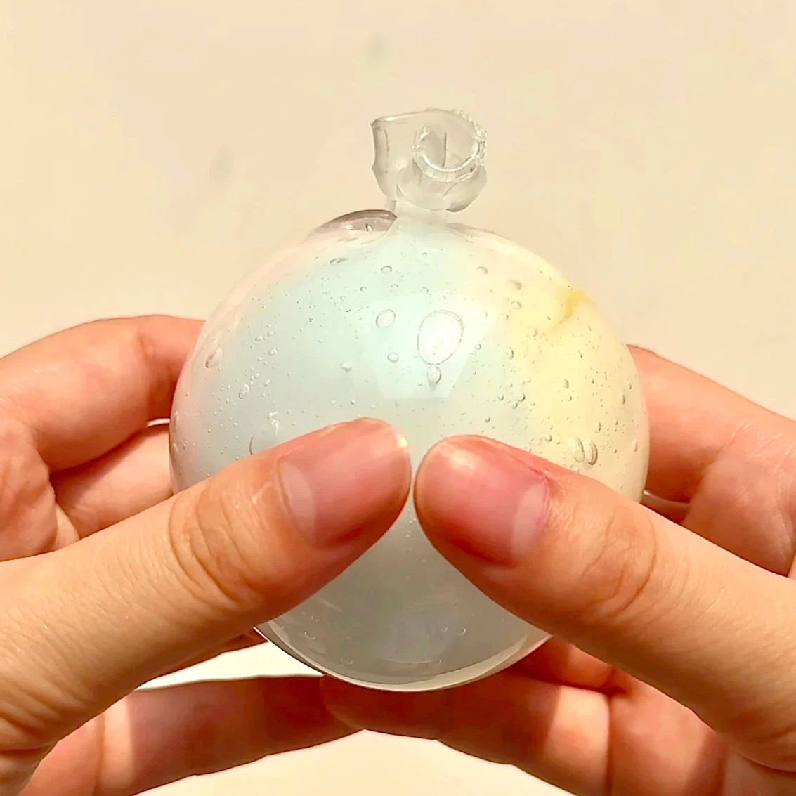 Crispy Wax Shell Three Colors Ice Cream Stress Relief Handmade Ball - Charming Cheese