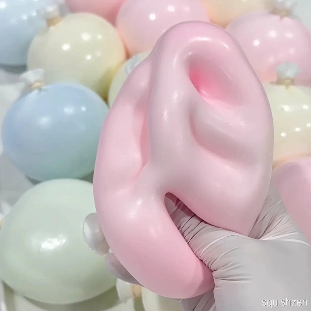 Pure Soft Butter White Skin Stress-relieving Ball Fidget Toy