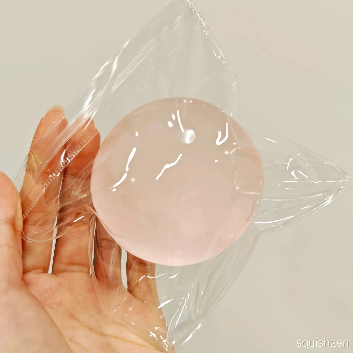 Green /Purple /Blue /Pink Soft Coconut Oil Malleable Handmade Stress Ball