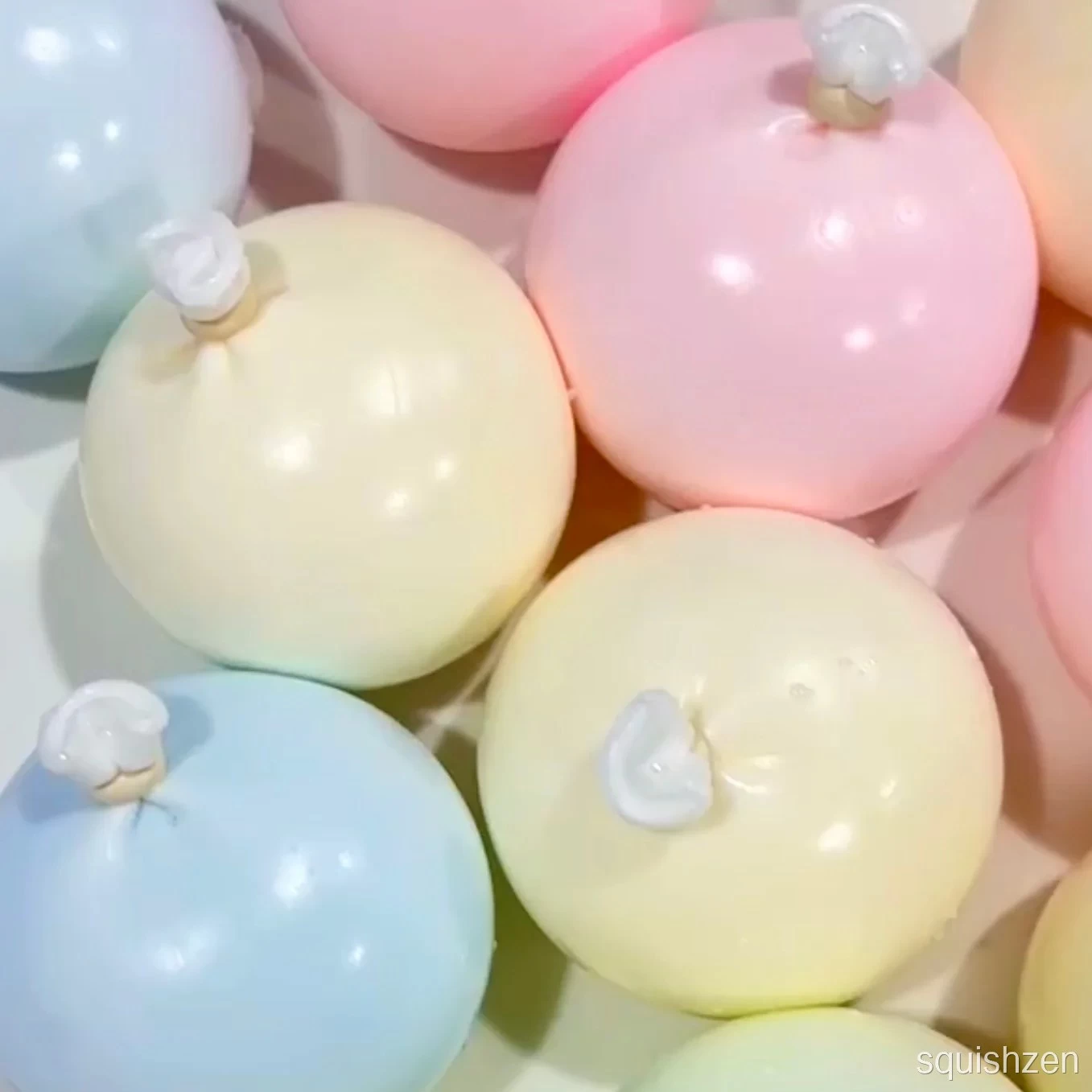 Pure Soft Butter White Skin Stress-relieving Ball Fidget Toy