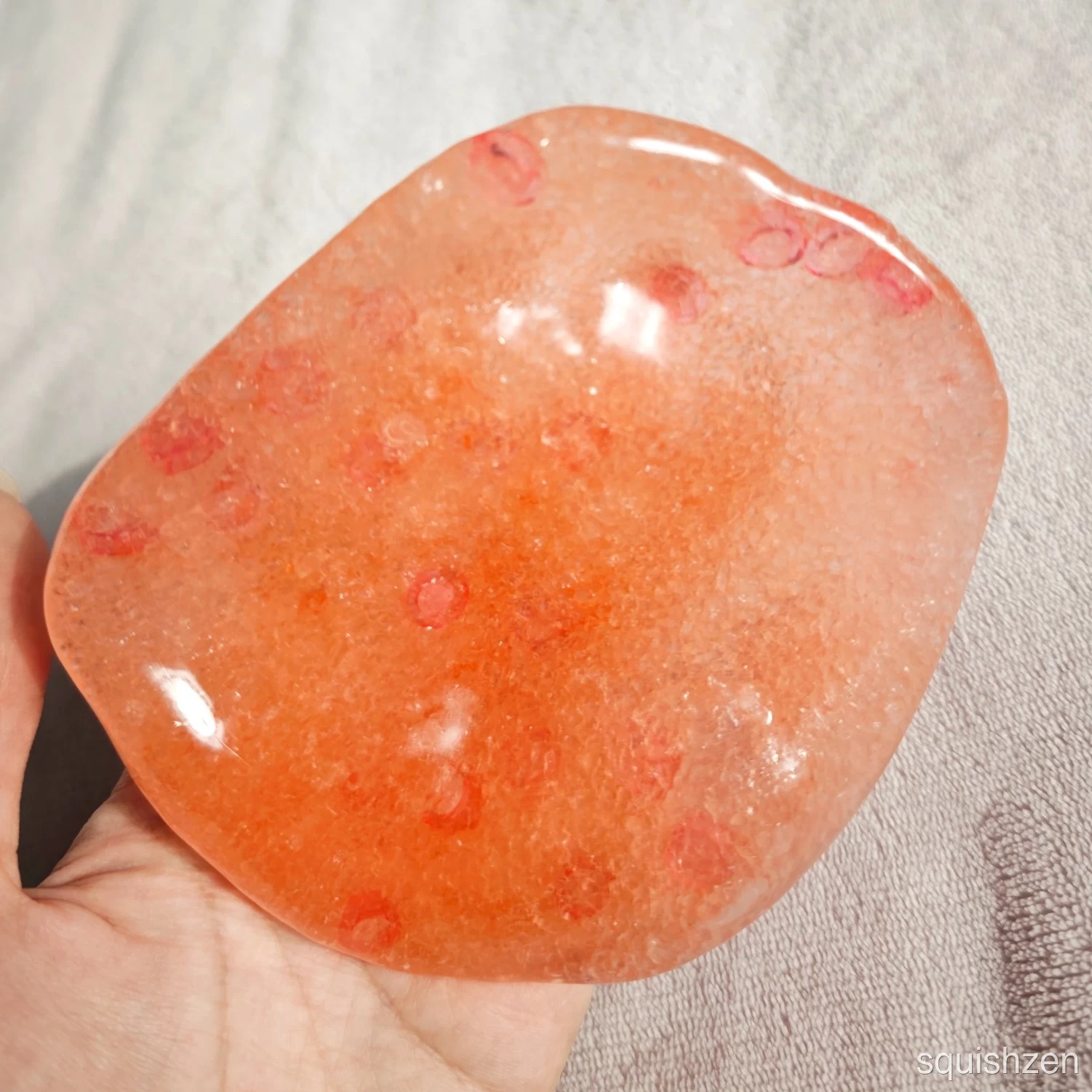 Peach & Passion Fruit & Sea Salt Thin-skin Vaseline Ice Slush Stress Ball Toy