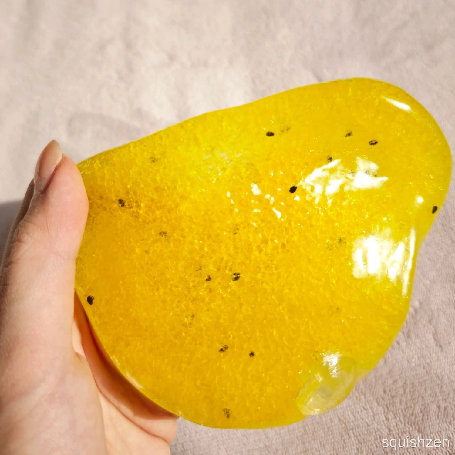 Peach & Passion Fruit & Sea Salt Thin-skin Vaseline Ice Slush Stress Ball Toy