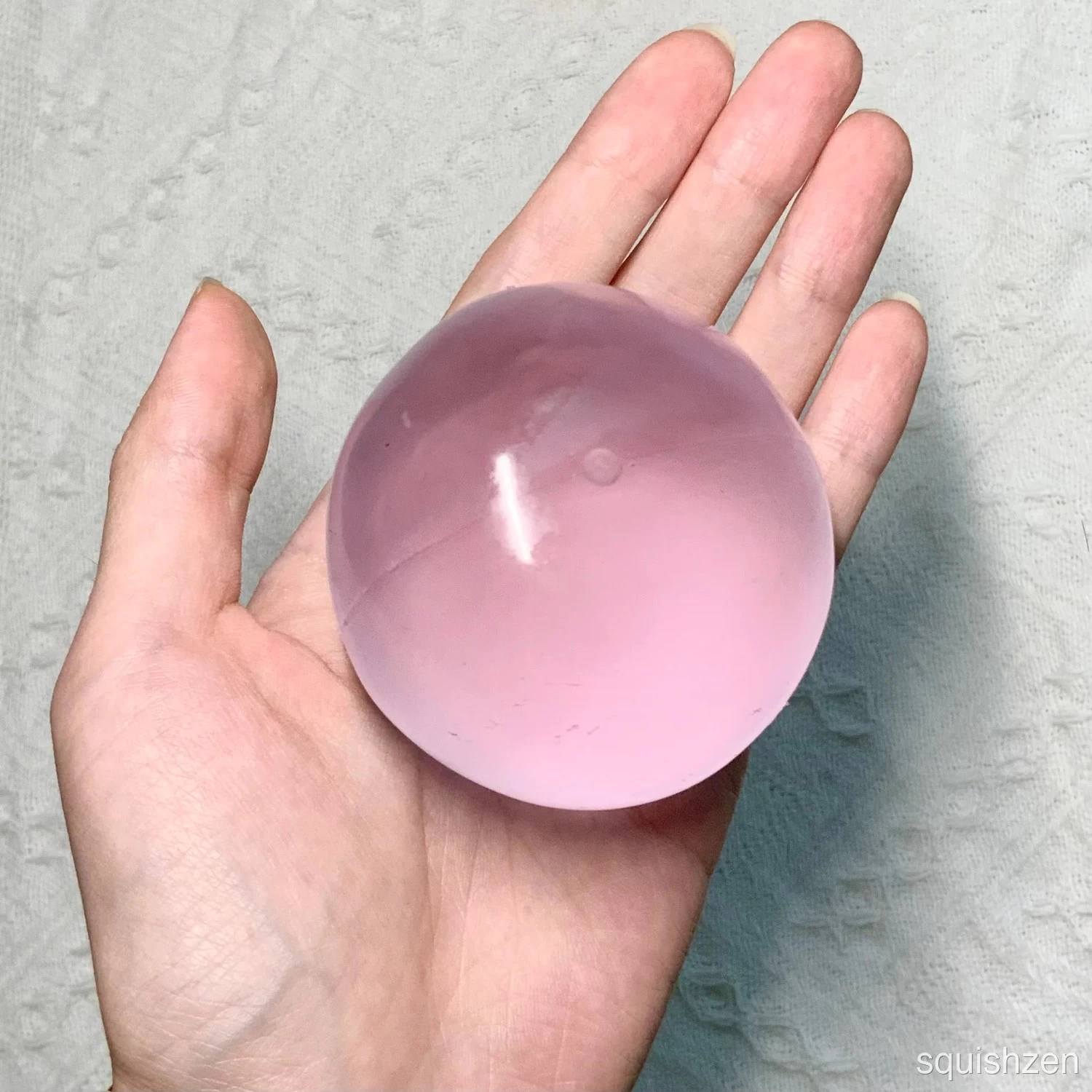 Green /Purple /Blue /Pink Soft Coconut Oil Malleable Handmade Stress Ball